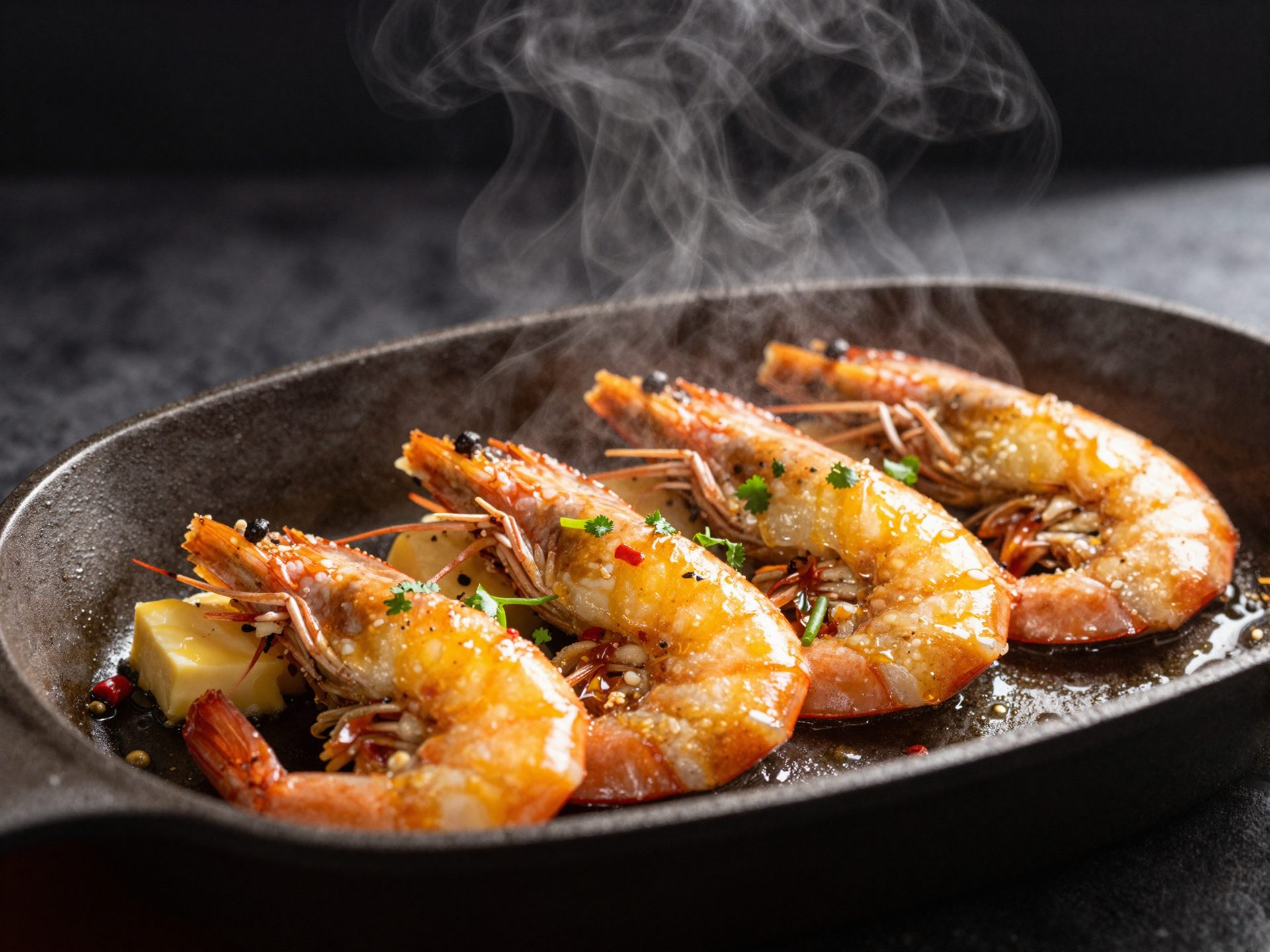 Butter Garlic Prawns